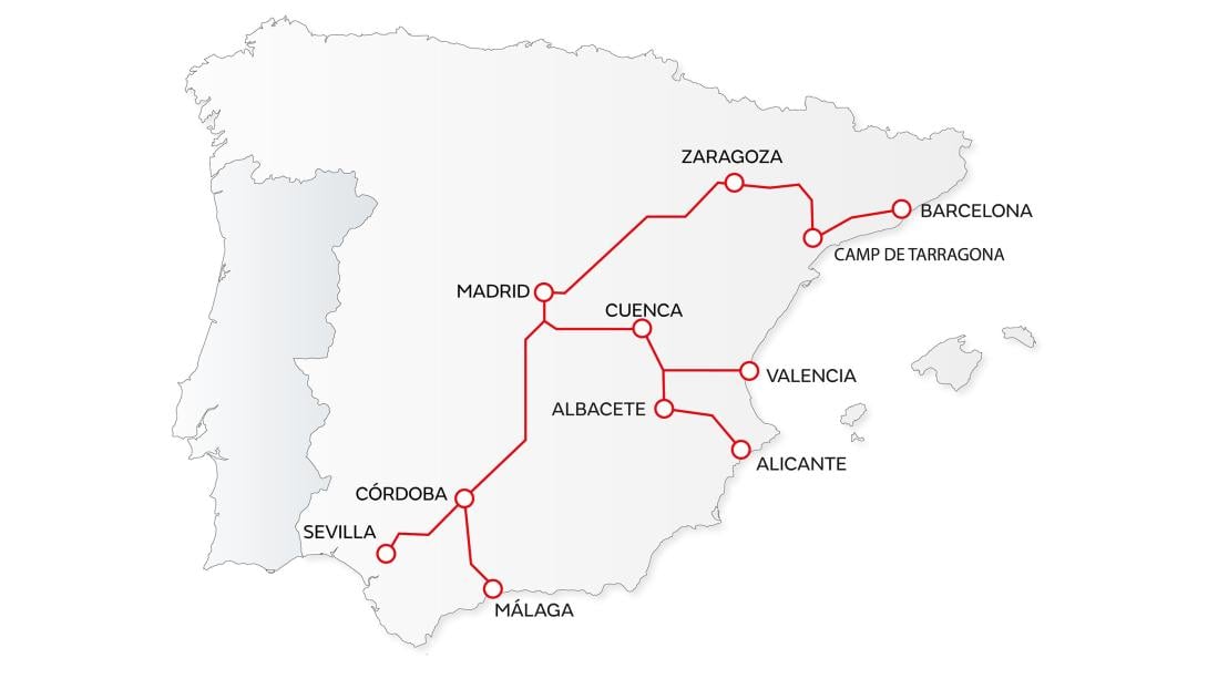 rutas iryo